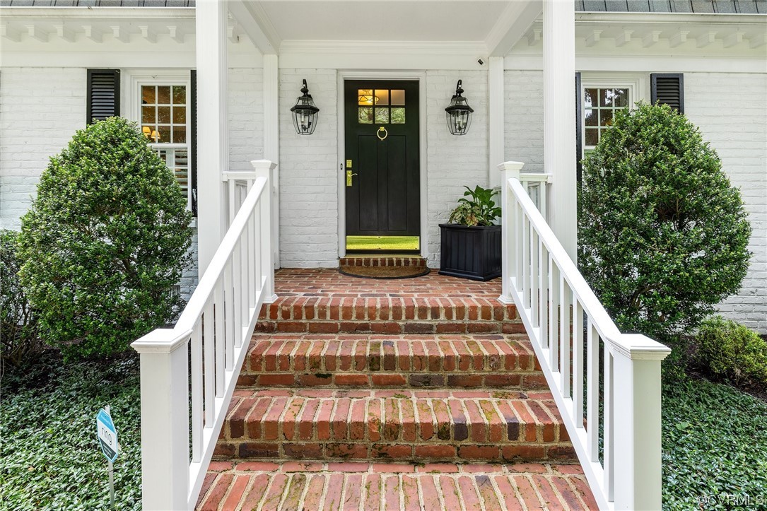 2921 Barrow Place Midlothian, VA 23113 - Photo 3 of 41 a view of balcony with wooden floor and potted plants