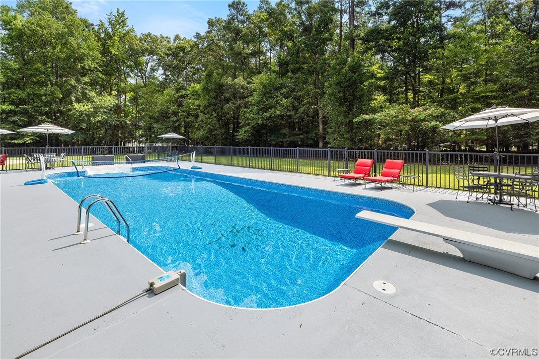 2921 Barrow Place Midlothian, VA 23113 - Photo 35 of 41 a view of a swimming pool with a patio and a yard