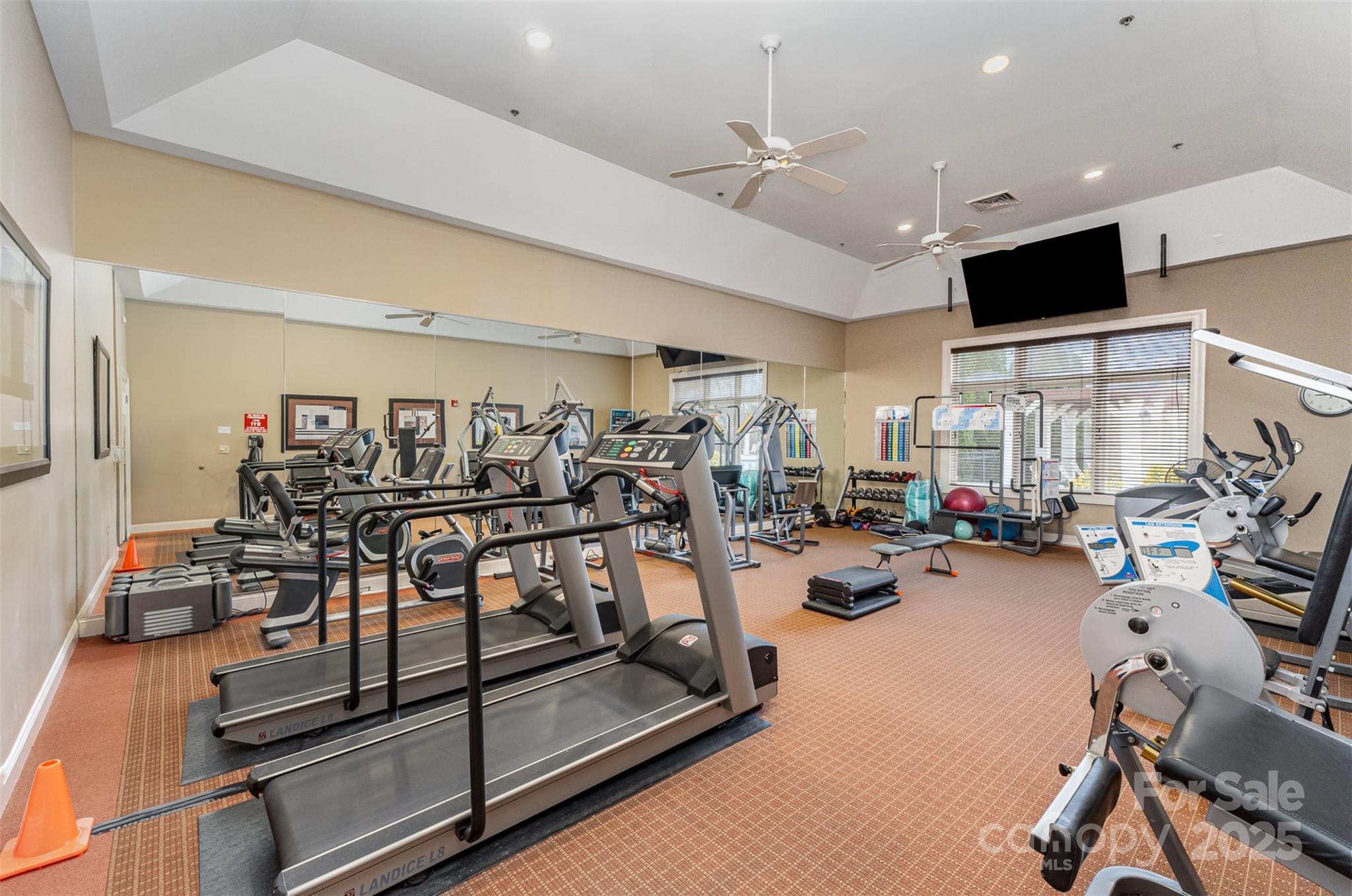 418 Garnet Court Fort Mill, SC 29708 - Photo 27 of 29 a view of a room with gym equipment