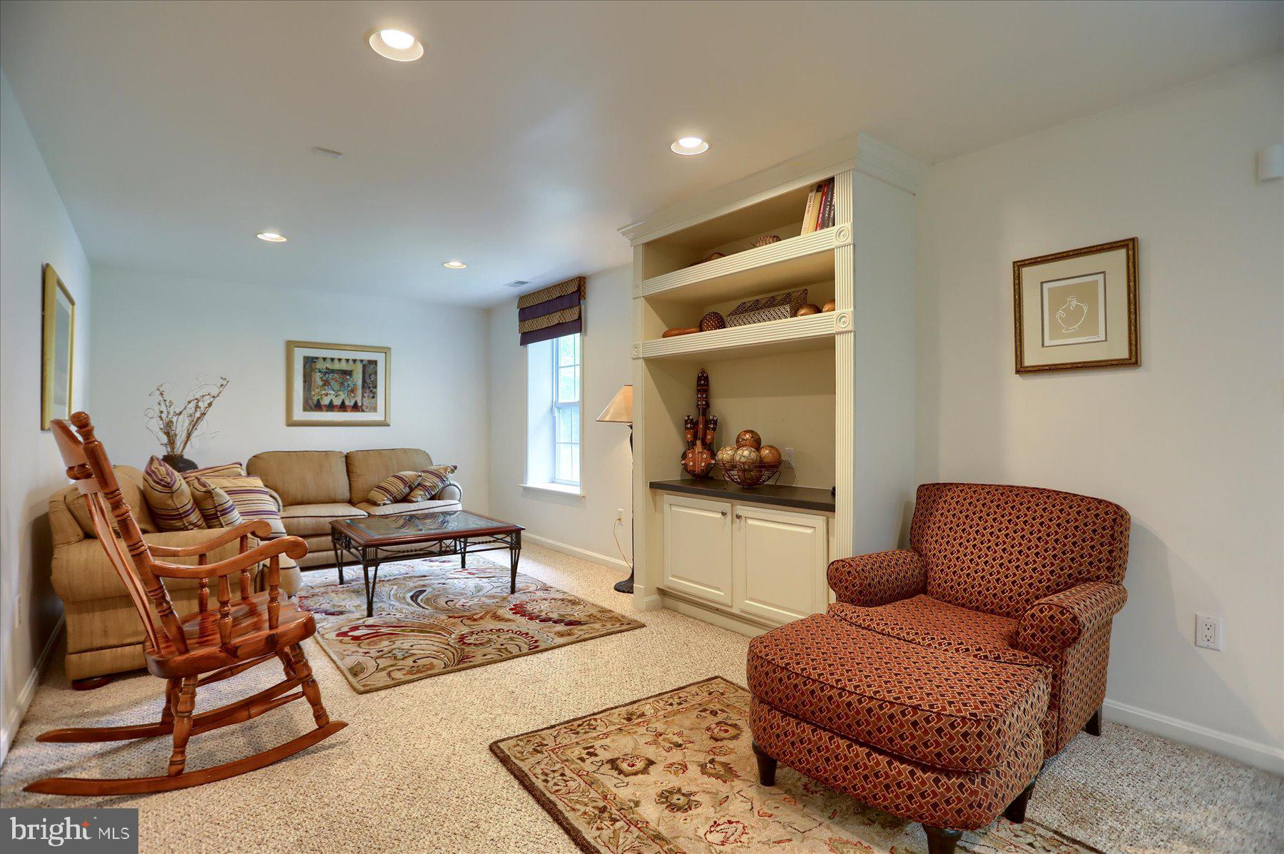 4003 Paige View Road Randallstown, MD 21133 - Photo 43 of 71 Lower Level Entertainment Area with Built In