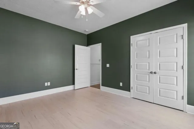 a view of a playground with a slide