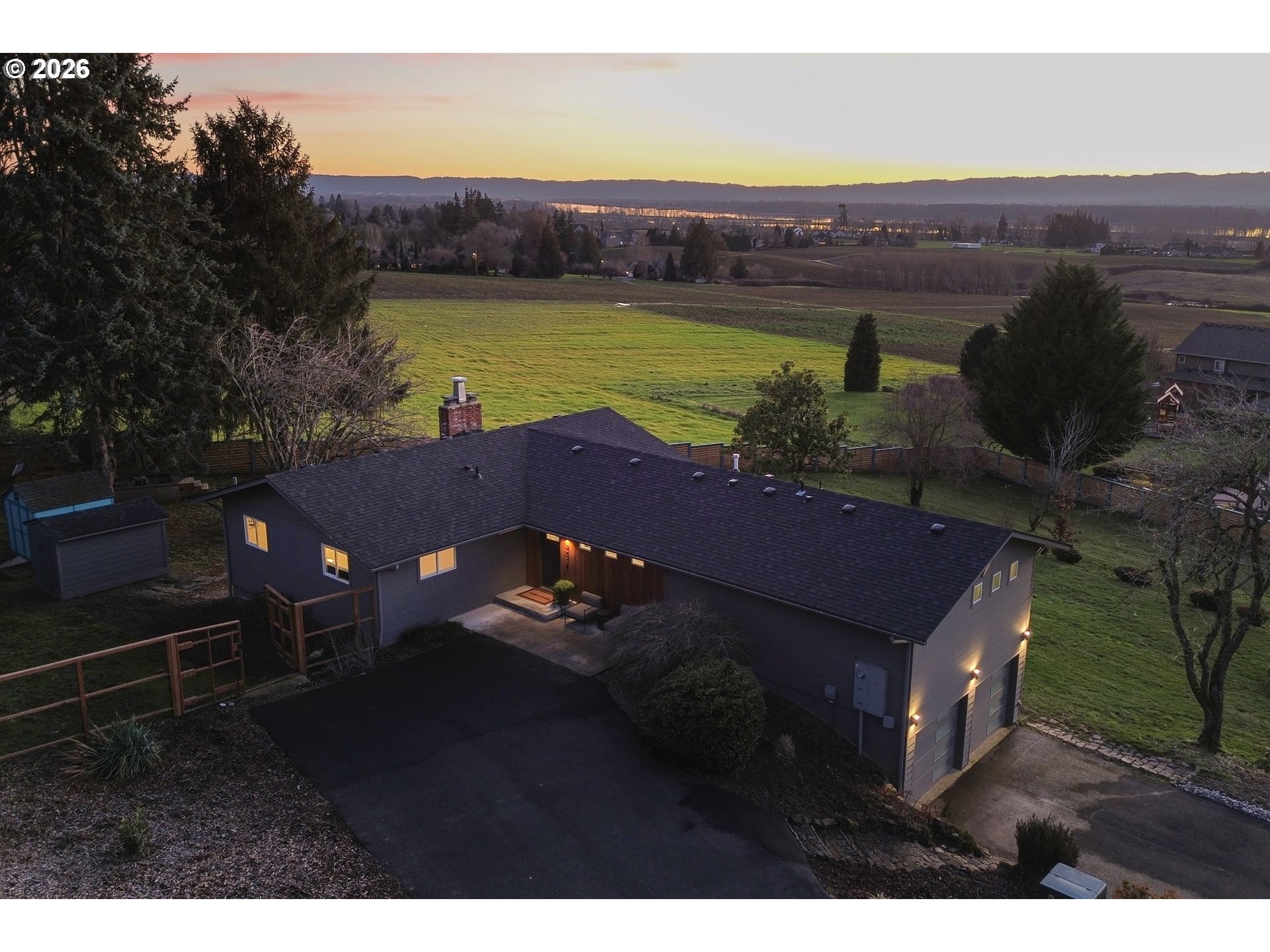 6409 Northwest 202nd Circle Ridgefield, WA 98642 - Photo 34 of 39 a view of an outdoor space and yard