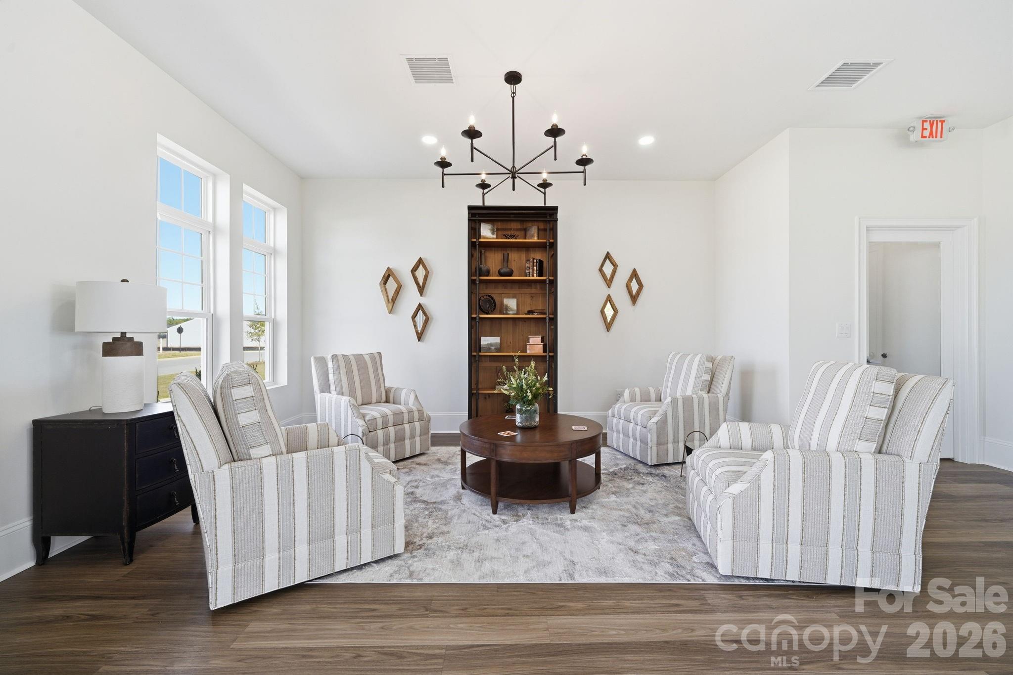 1100 Arundle Road Sherrills Ford, NC 28673 - Photo 29 of 35 a living room with furniture and wooden floor
