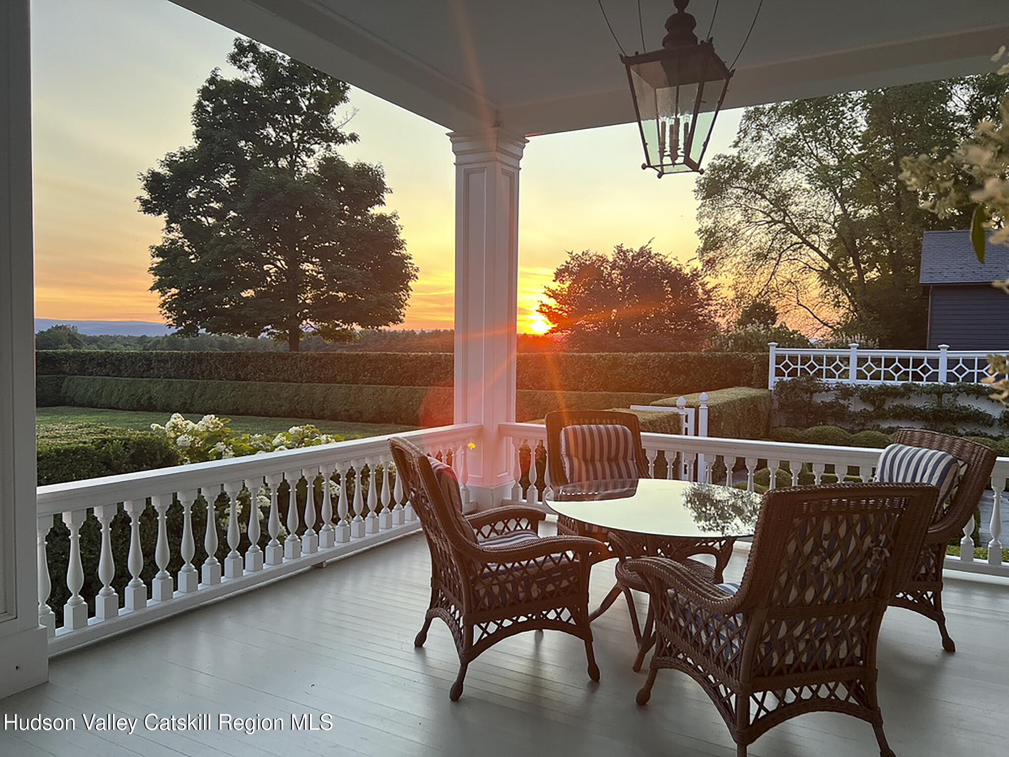 199 Eichybush Road Kinderhook, NY 12106 - Photo 35 of 54 33-Porch Sunset