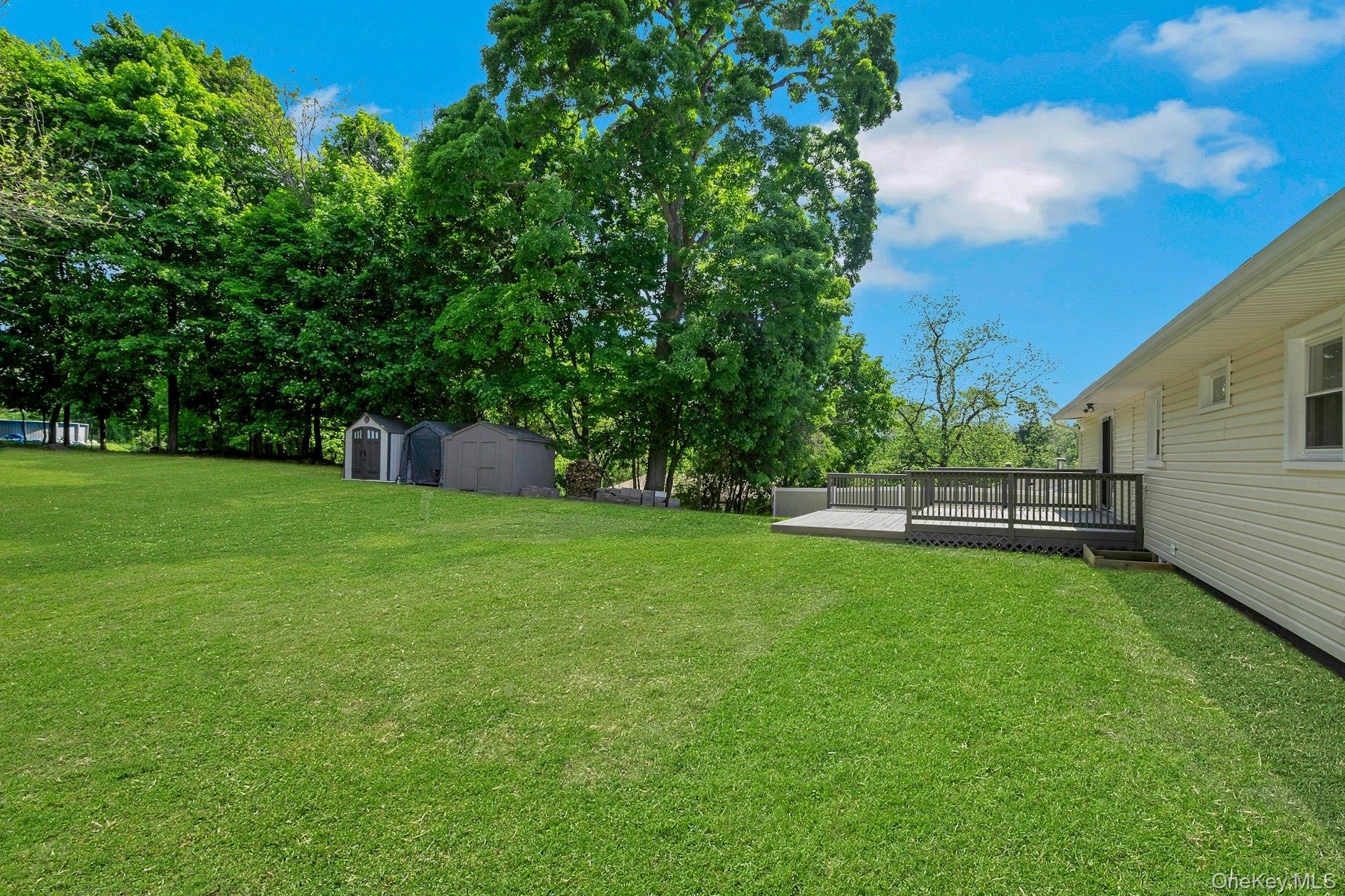 3 Ritter Drive Poughkeepsie, NY 12601 - Photo 42 of 49 Yard view of sheds and deck