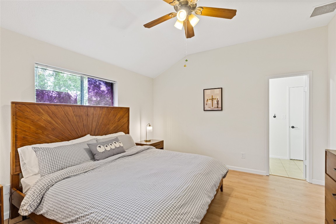 9719 Orangevale Drive Spring, TX 77379 - Photo 17 of 32 Another image of primary bedroom with ensuite. Two large closets within the primary suite available for plenty of storage.