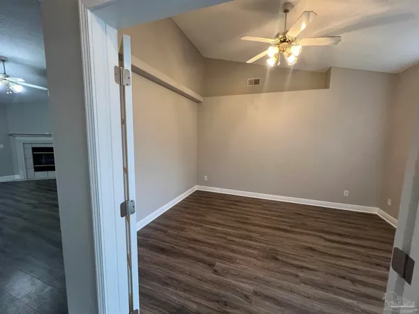 wooden floor in an empty room