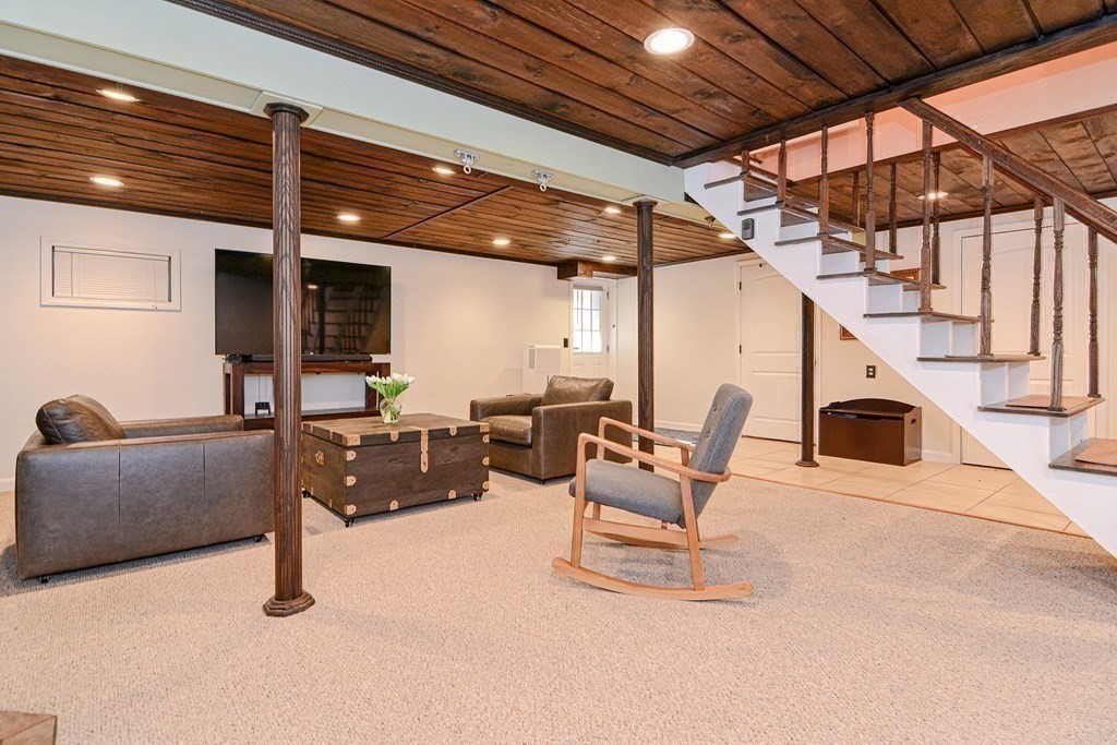 21 Coolidge Street Sherborn, MA 01770 - Photo 19 of 41 a outdoor space with patio lots of furniture and white walls