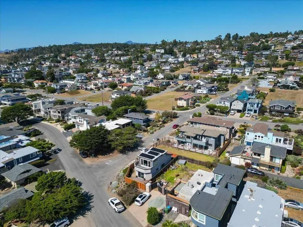a view of an ocean beach