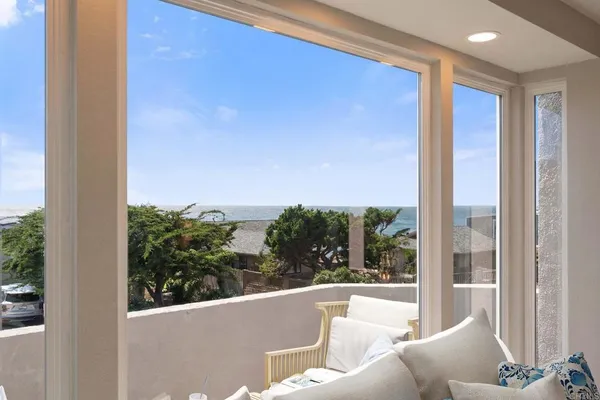 a view of a sitting area in balcony