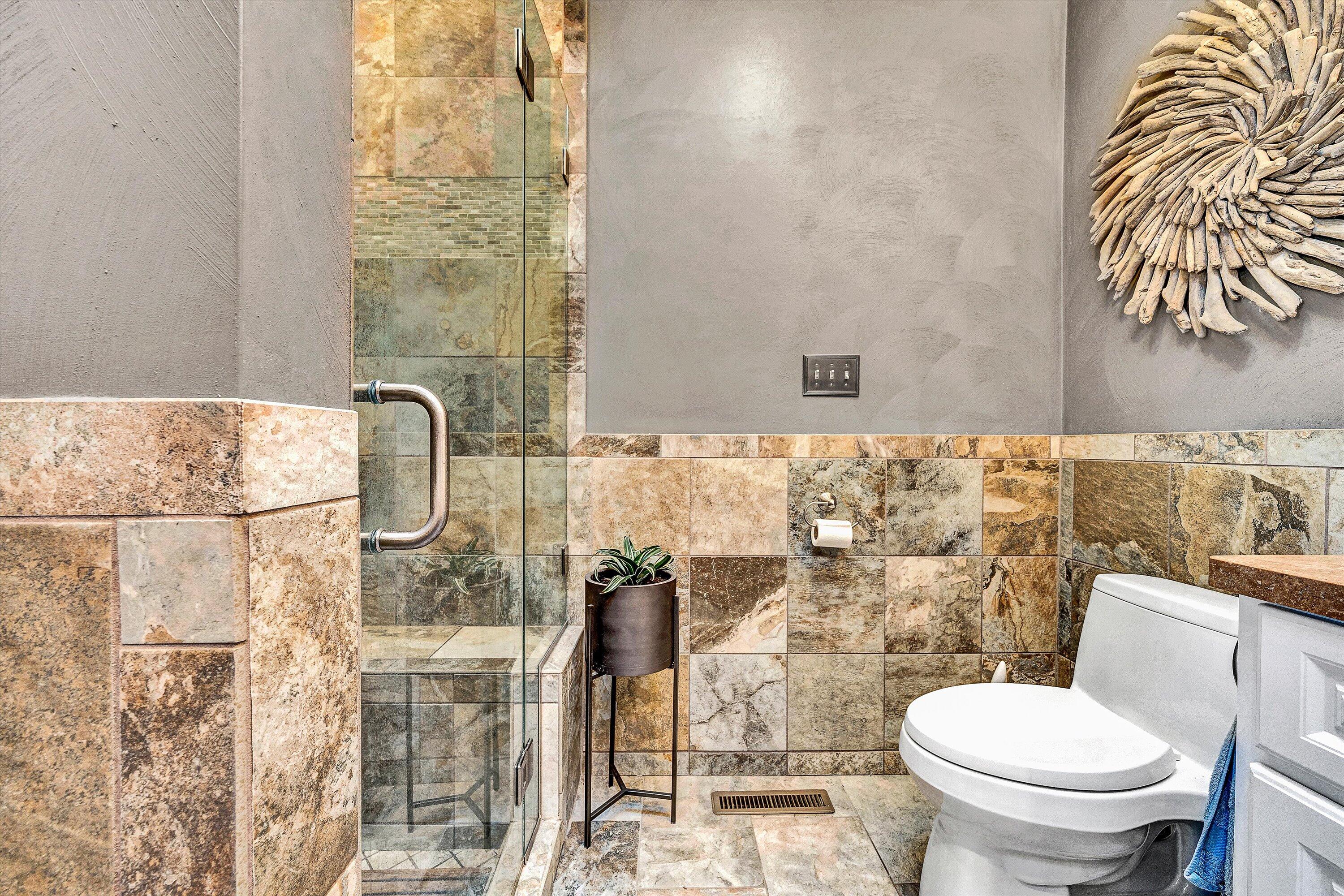 1013 Howbert Avenue Southwest Roanoke, VA 24015 - Photo 36 of 52 a bathroom with a toilet and a shower