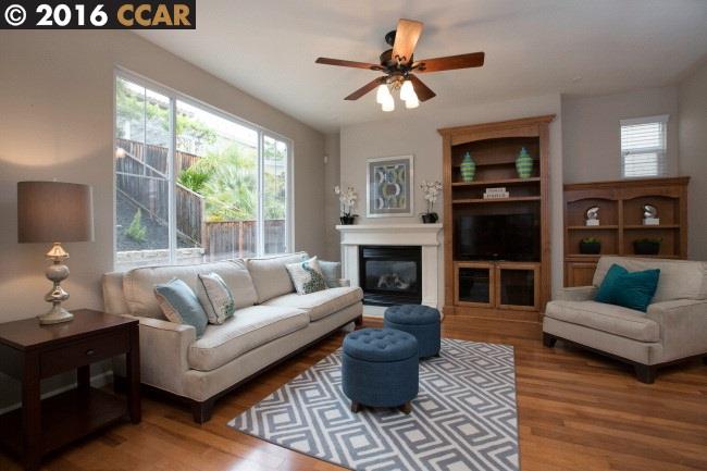 2153 North Donovan Way San Ramon, CA 94582 - Photo 2 of 15 a living room with furniture and a fireplace