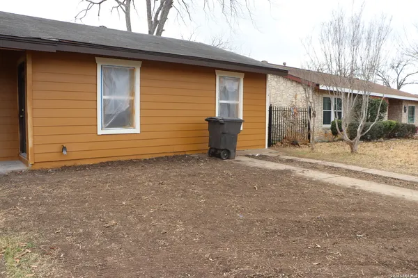 a backyard of a house
