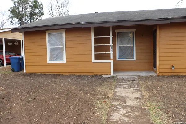 a house with a outdoor space