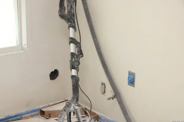 a close up of a wall