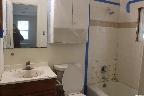 a front view of a house with outdoor space