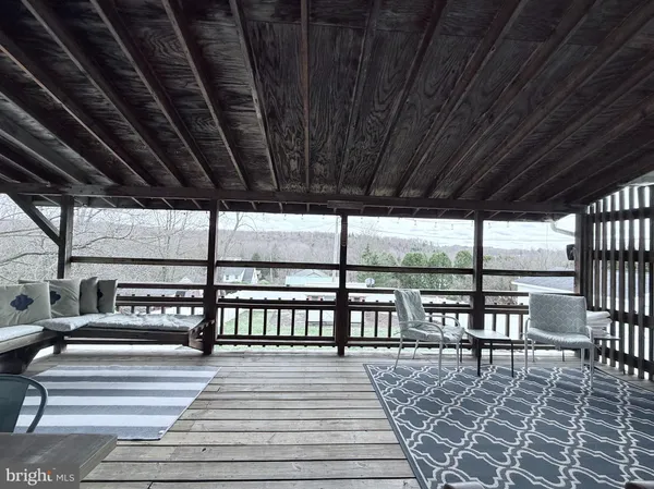 a view of a roof deck