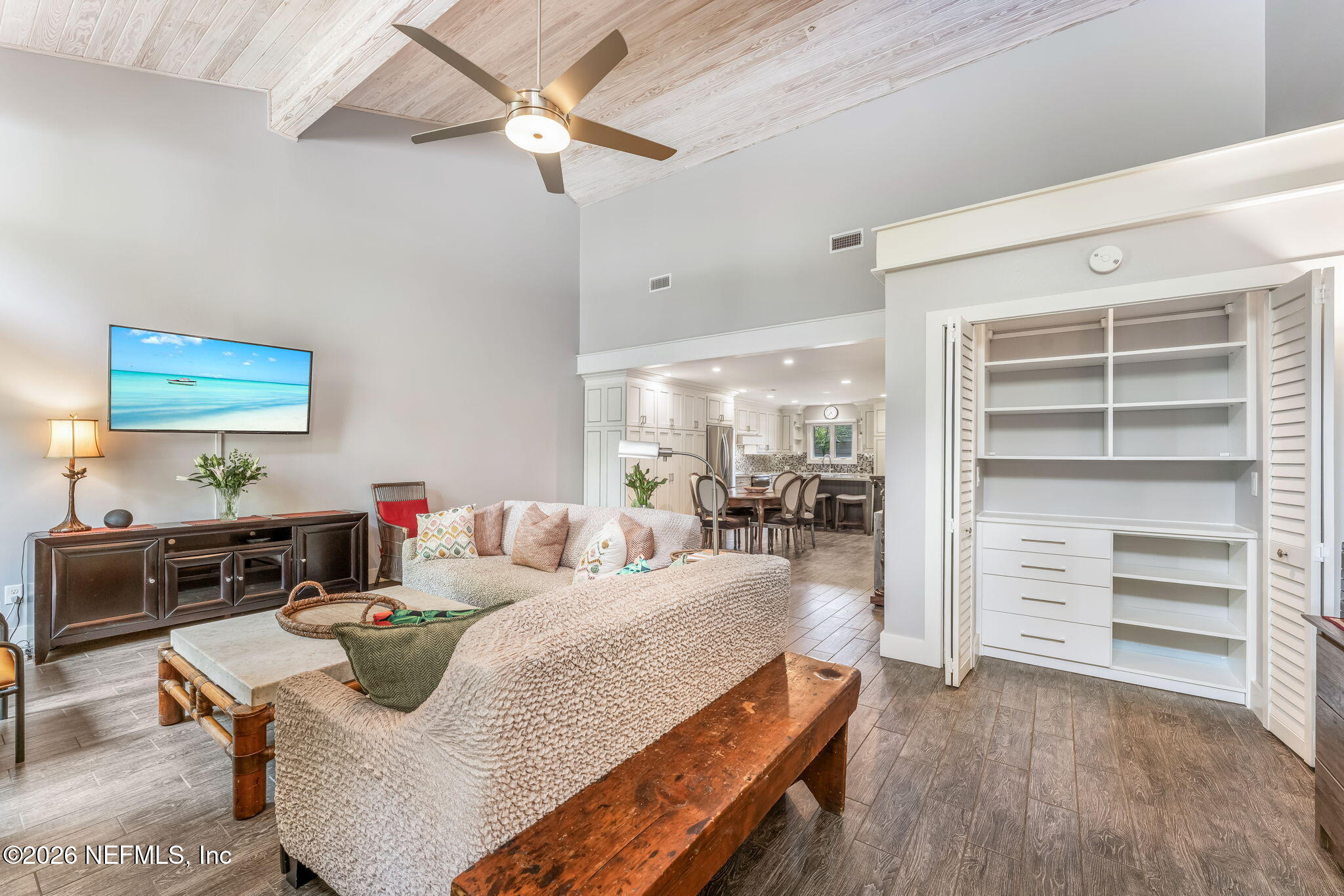 70 Fishermans Cove Road Ponte Vedra Beach, FL 32082 - Photo 22 of 60 a living room with furniture and a flat screen tv
