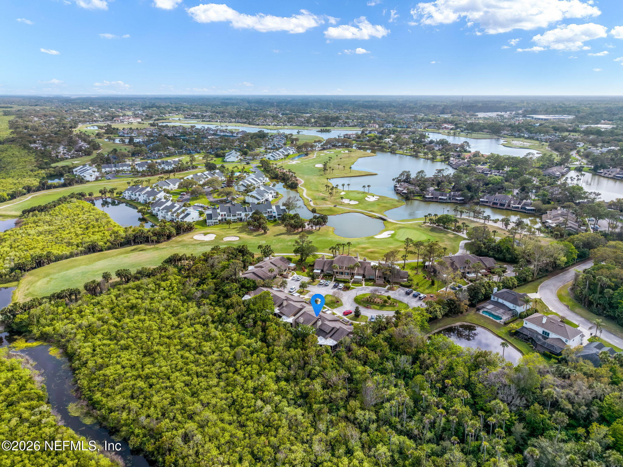 70 Fishermans Cove Road Ponte Vedra Beach, FL 32082 - Photo 42 of 60 an aerial view of residential building and trees around