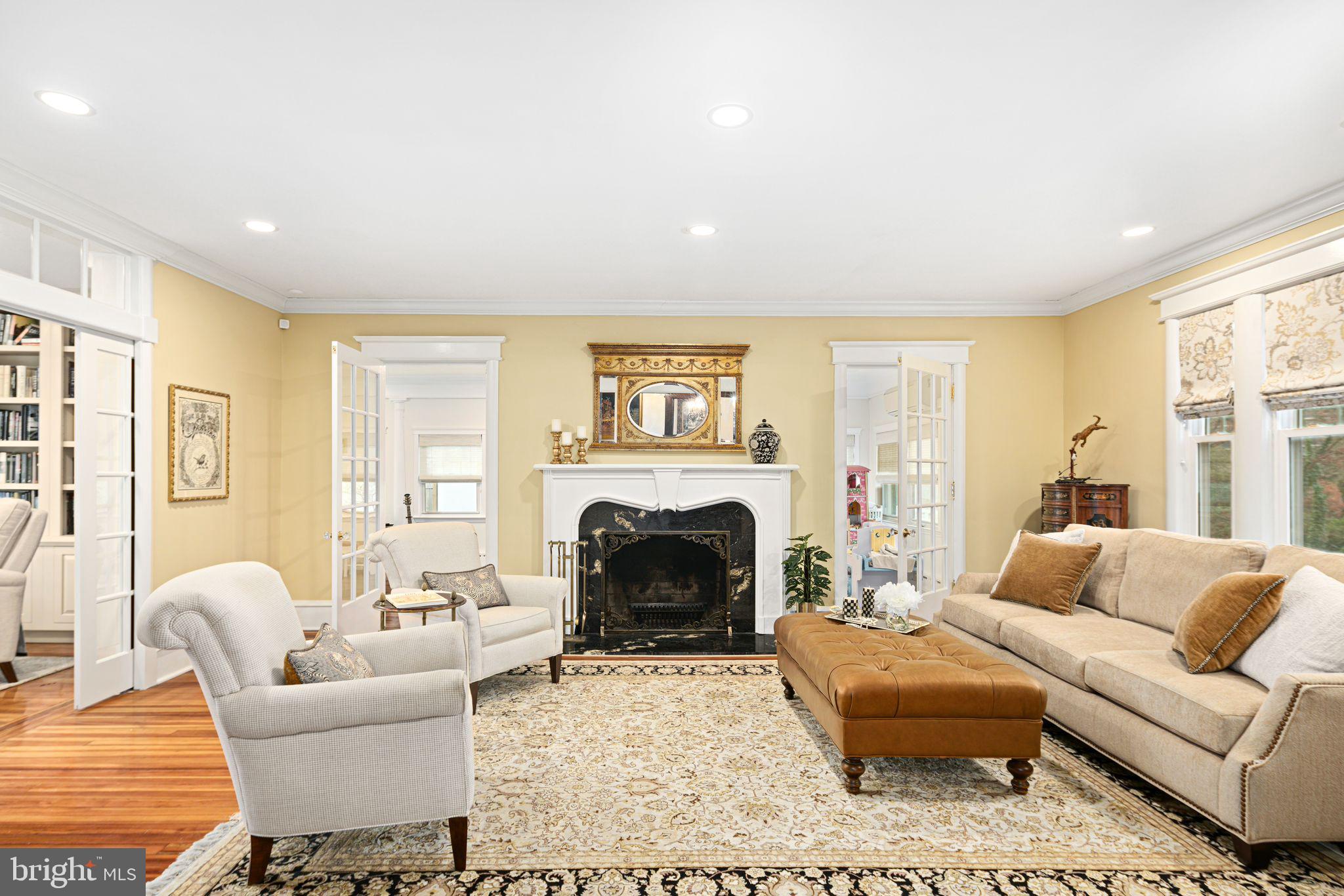 311 Chews Landing Road Haddonfield, NJ 08033 - Photo 14 of 31 a living room with furniture and a fireplace