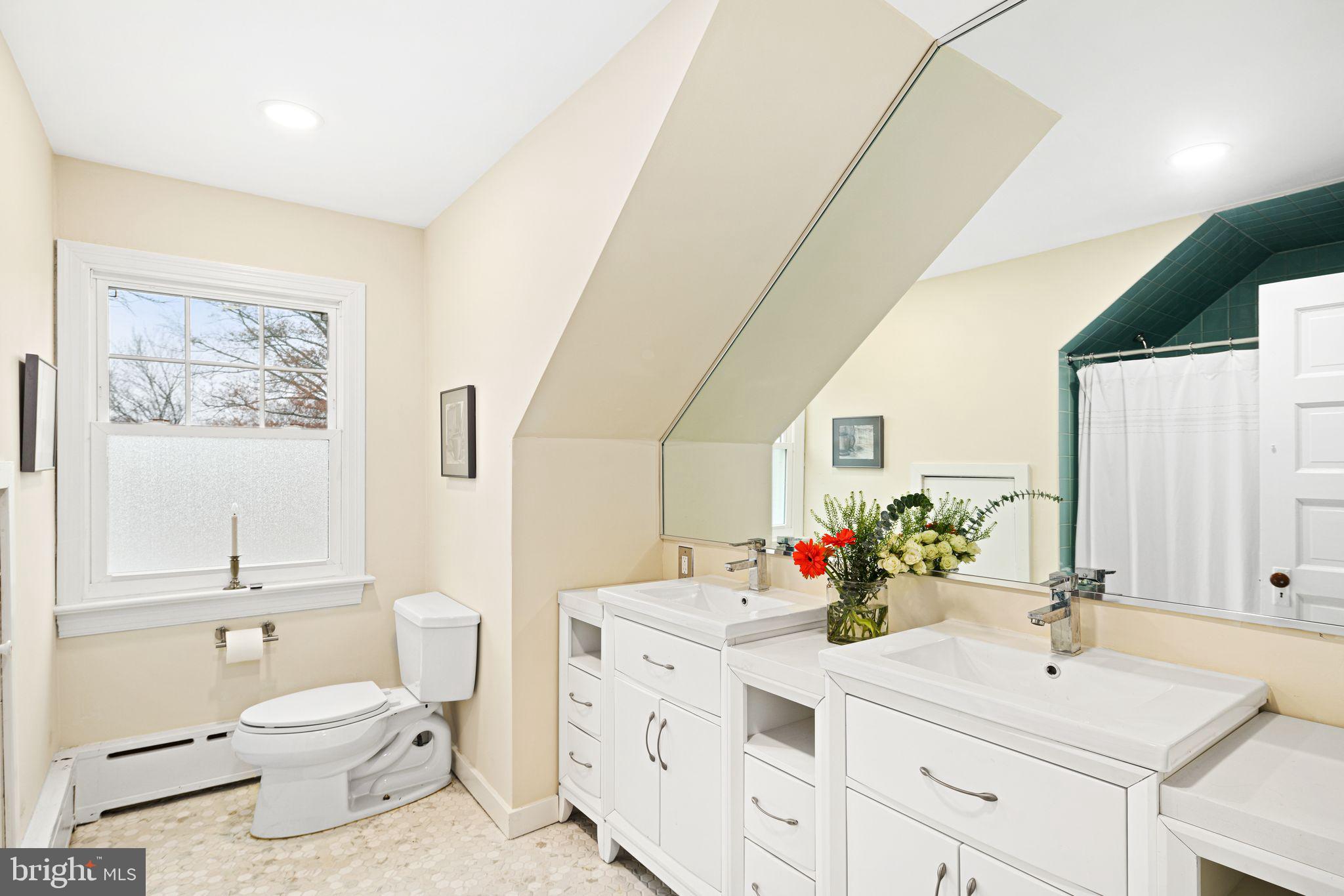 311 Chews Landing Road Haddonfield, NJ 08033 - Photo 26 of 31 a bathroom with a sink toilet and shower