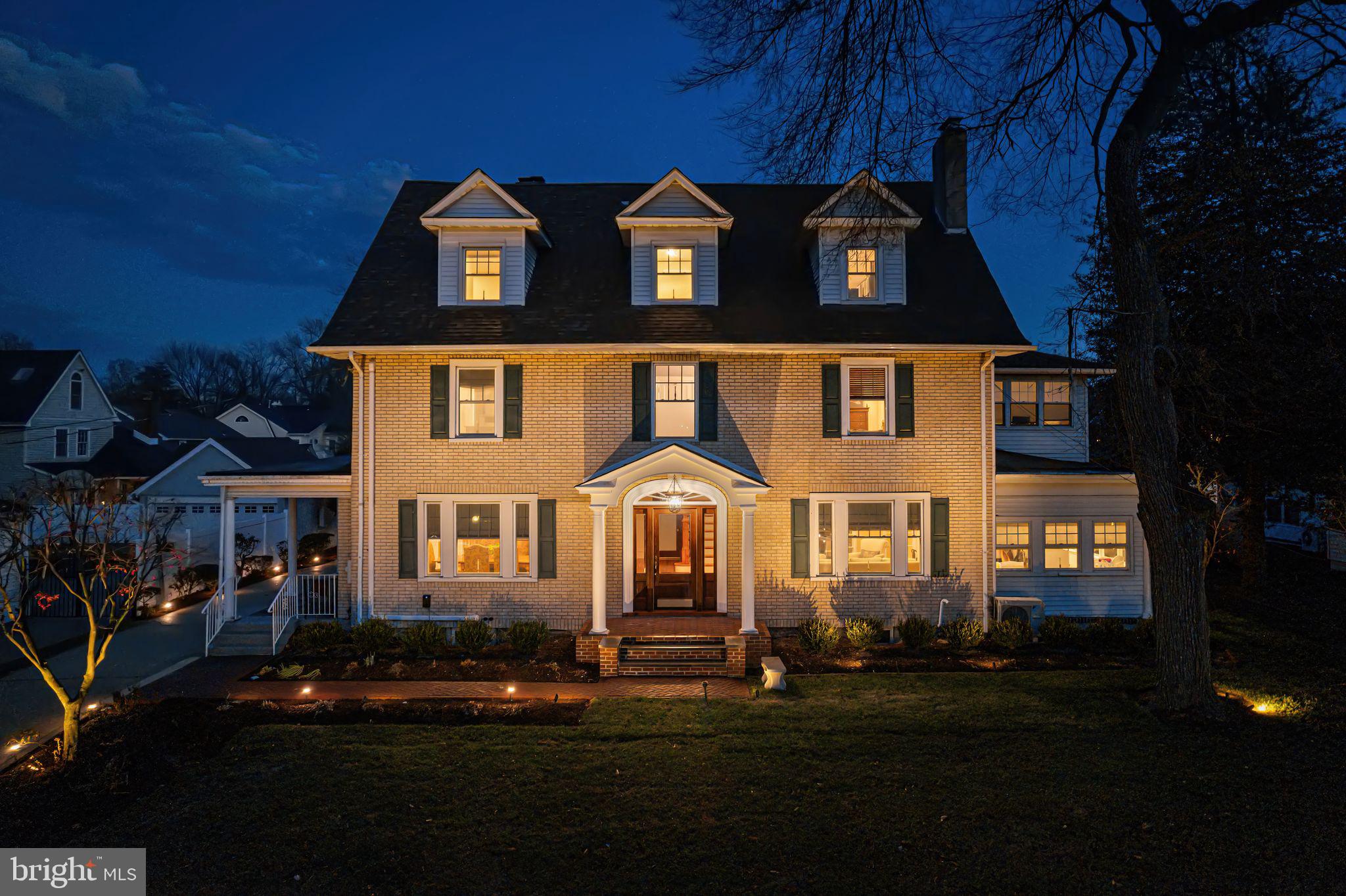 311 Chews Landing Road Haddonfield, NJ 08033 - Photo 3 of 31 a front view of a house with a yard