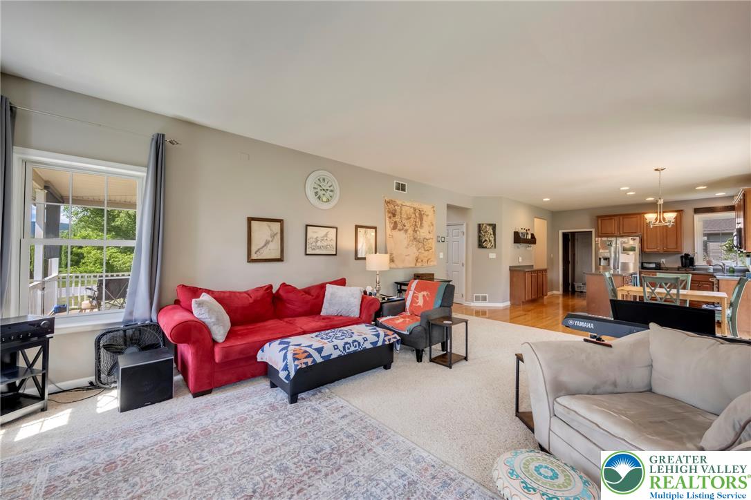 204 Bushkill Ridge Road Wind Gap, PA 18091 - Photo 17 of 48 Sun-filled interiors connect a comfortable living area with an inviting kitchen.