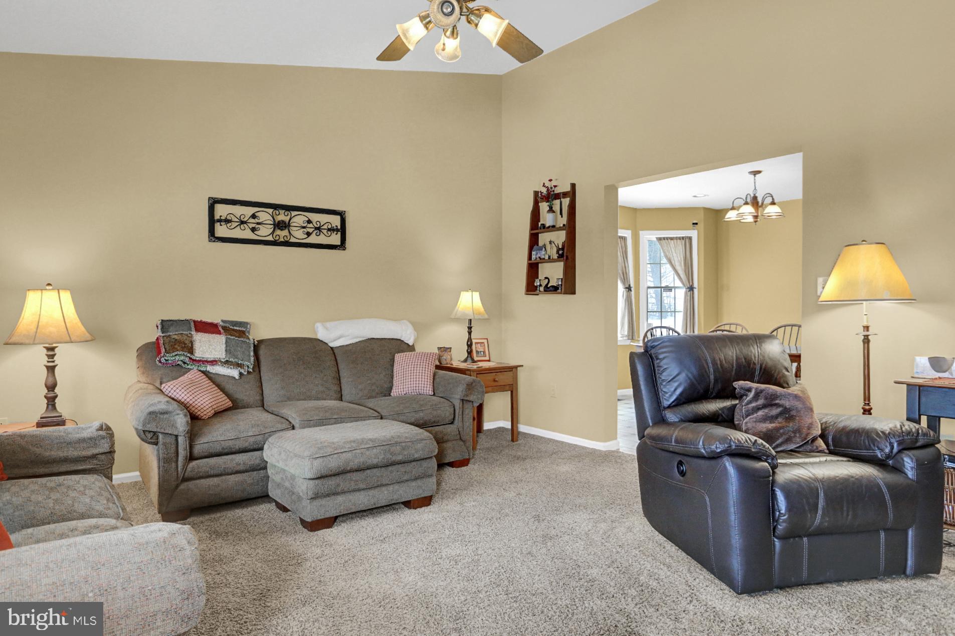 805 Old Fritztown Road Reading, PA 19608 - Photo 6 of 29 Living Room with vaulted ceiling