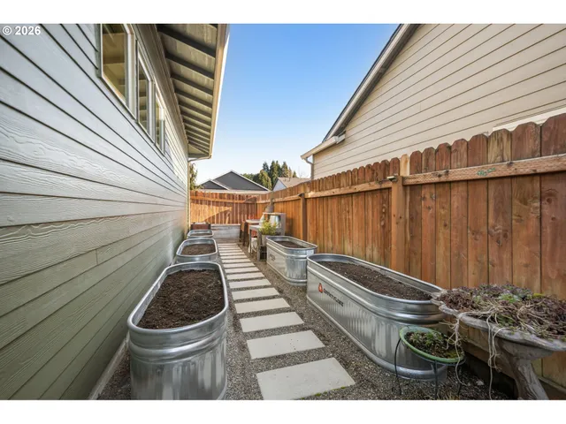 a view of outdoor space and deck