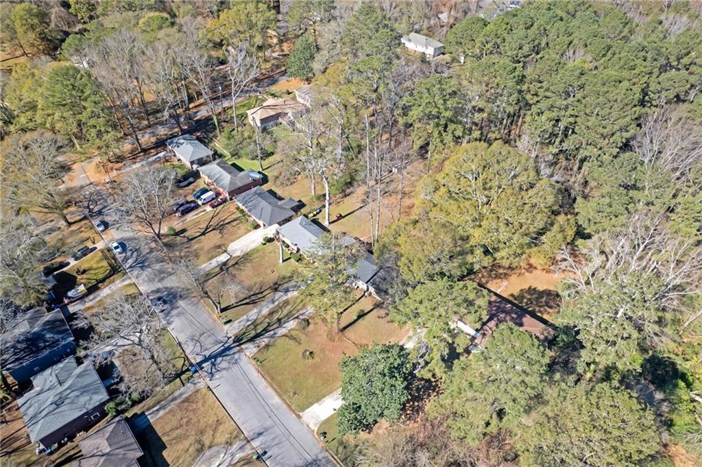 344 East Rhinehill Road Southeast Atlanta, GA 30315 - Photo 27 of 29 a aerial view of a house with a yard