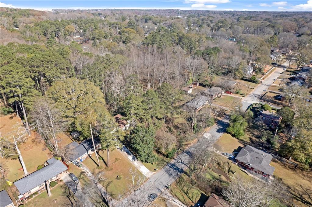 344 East Rhinehill Road Southeast Atlanta, GA 30315 - Photo 28 of 29 an aerial view of a house with a yard