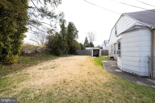 a backyard of a house