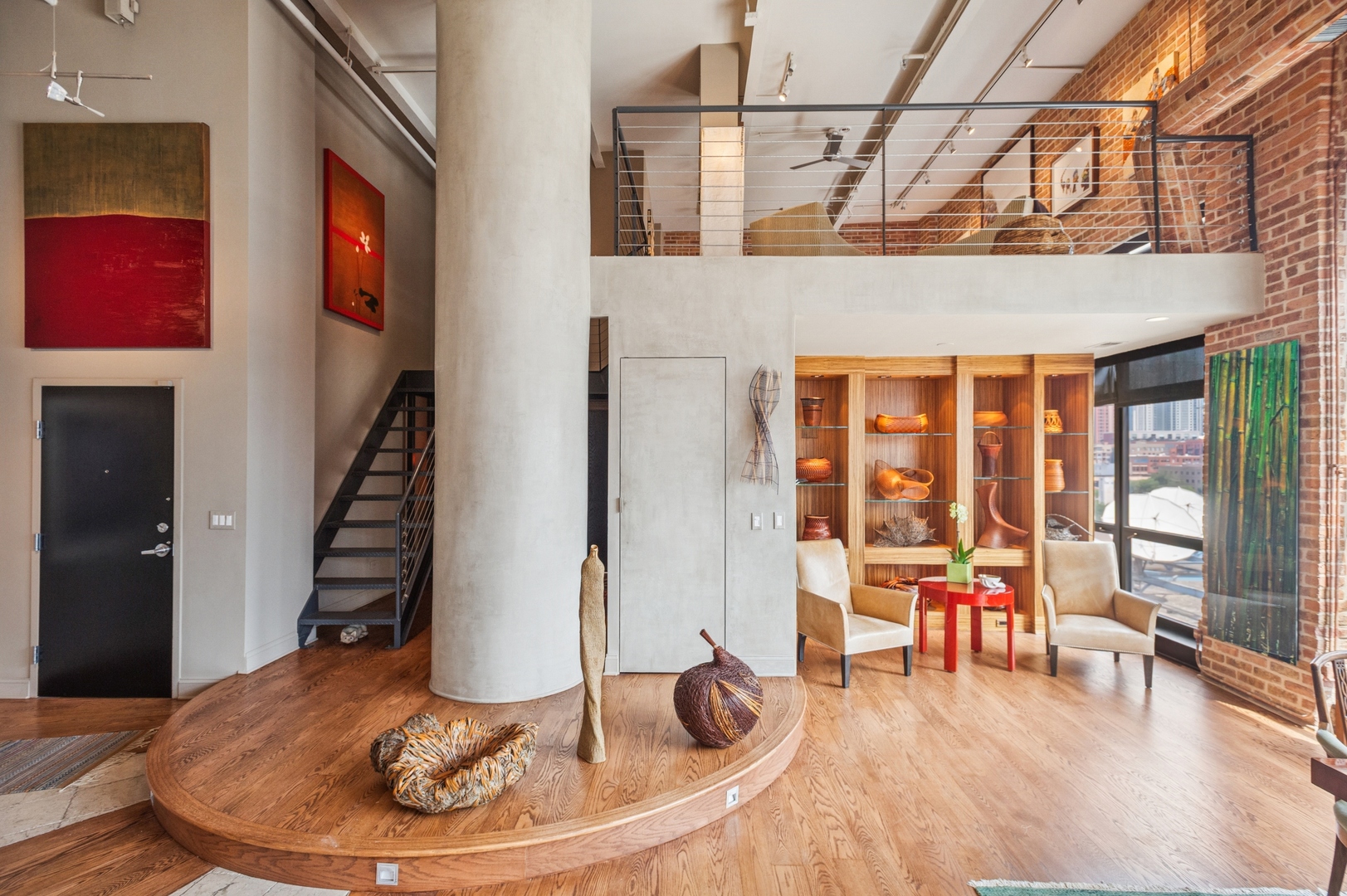 23 North Green Street, Unit 504 Chicago, IL 60607 - Photo 12 of 30 a living room with furniture and wooden floor
