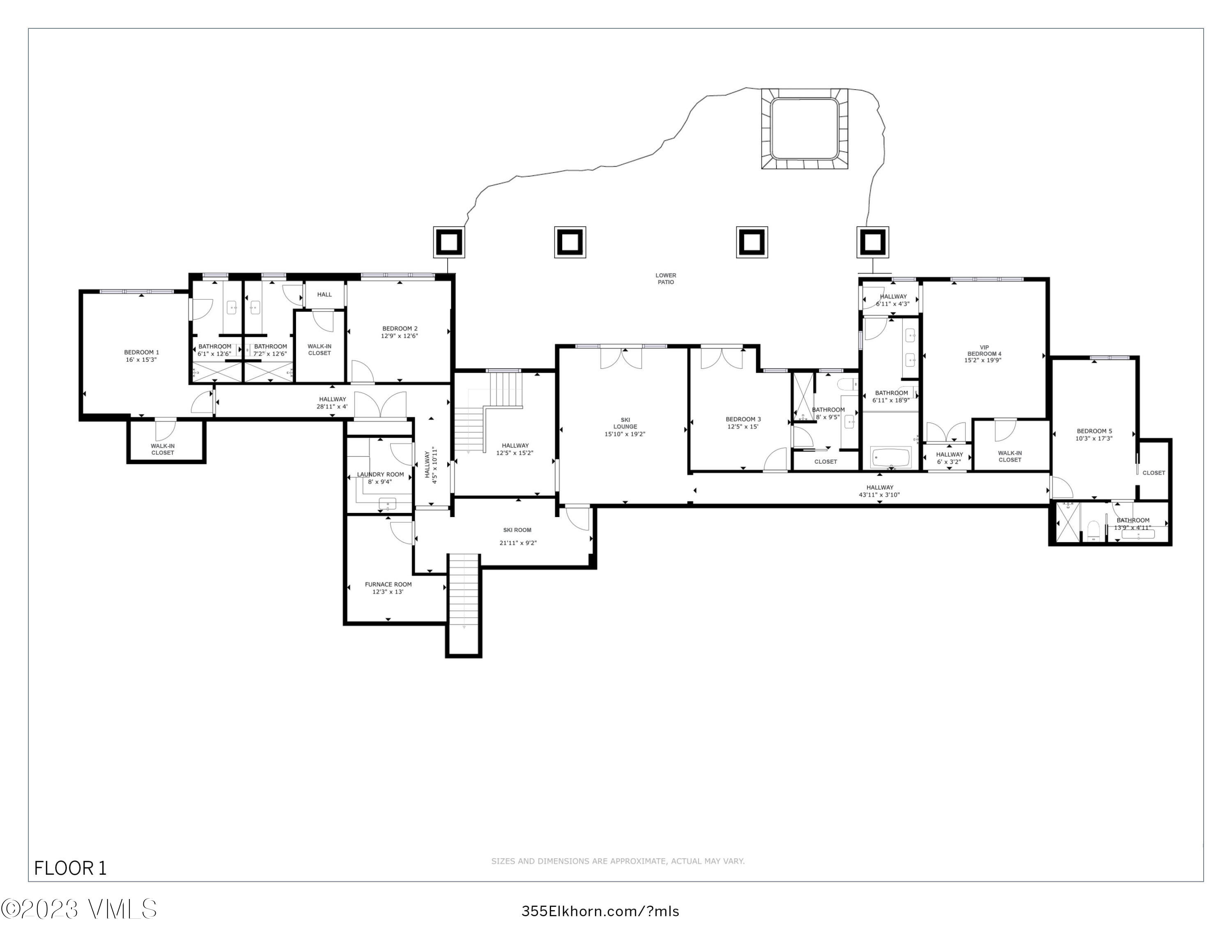335 Elkhorn Avon, CO 81620 - Photo 71 of 73 335 Elkhorn • Floor Plans • Floor 1
