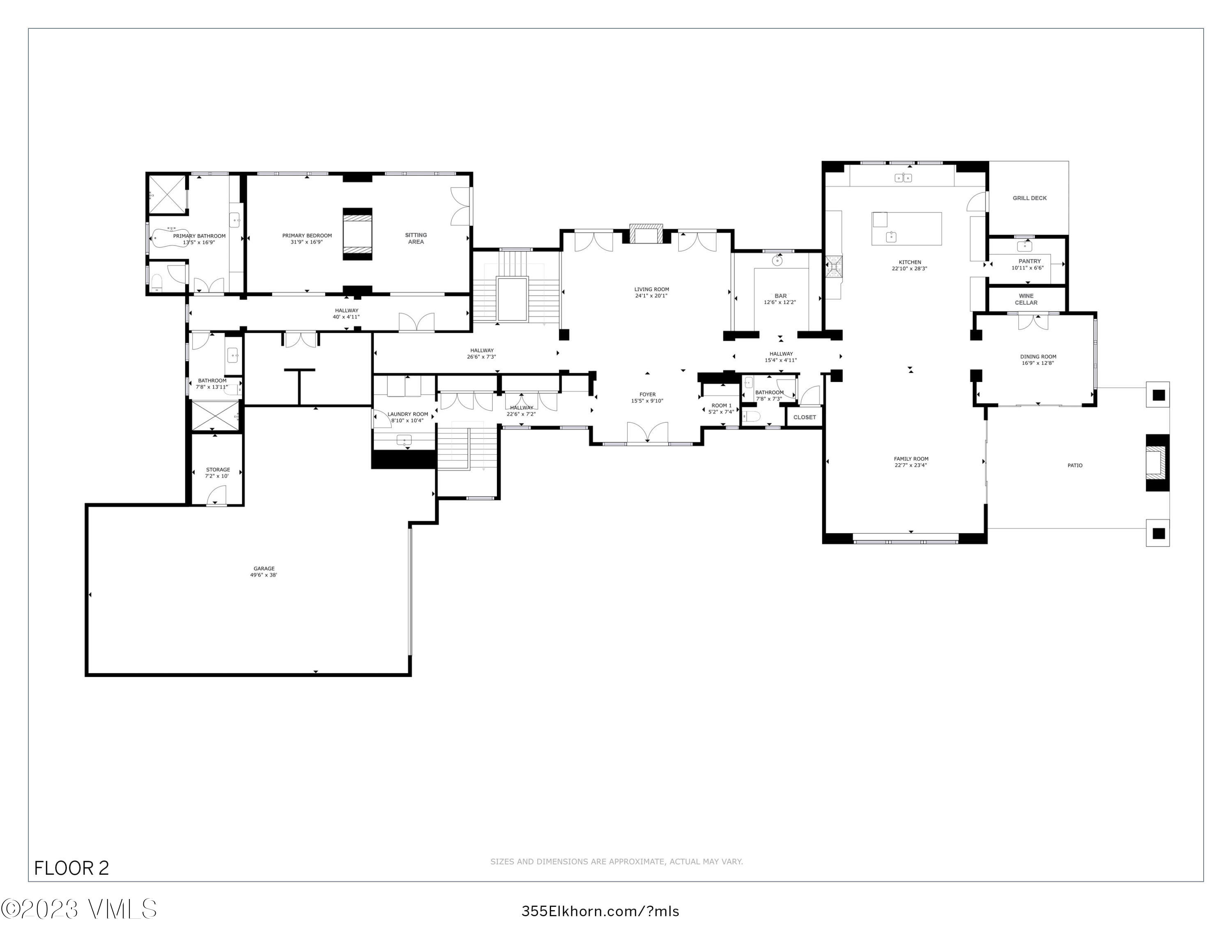 335 Elkhorn Avon, CO 81620 - Photo 72 of 73 335 Elkhorn • Floor Plans • Floor 2