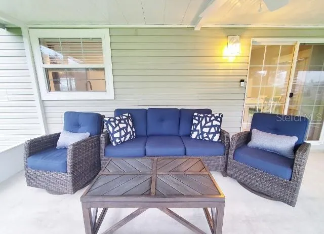 a view of front door and porch