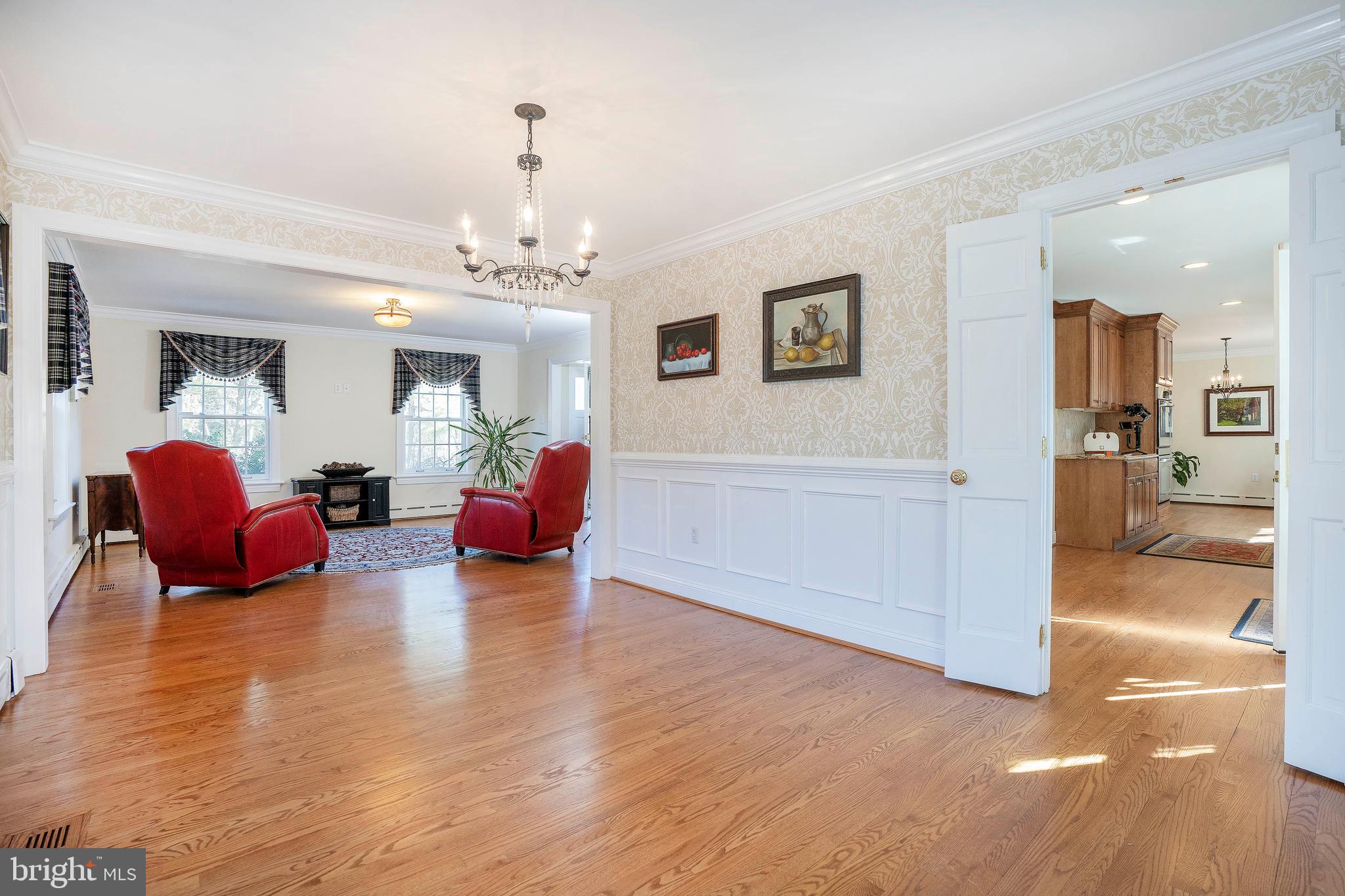 358 Ring Road Chadds Ford, PA 19317 - Photo 14 of 78 Formal dining room with doors to kitchen