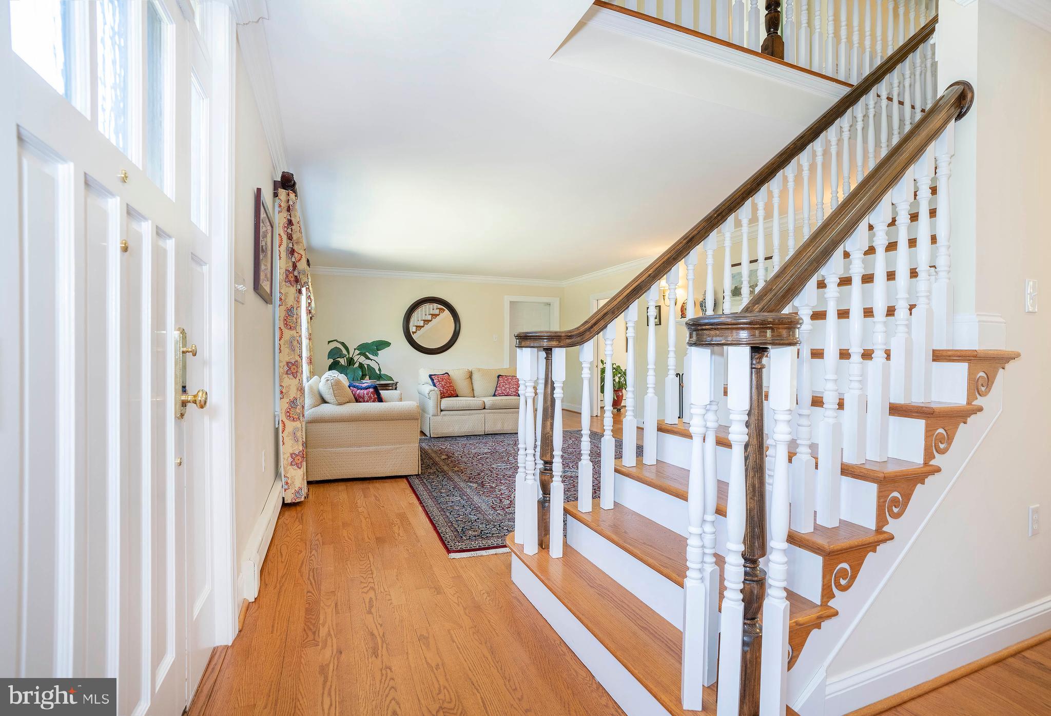 358 Ring Road Chadds Ford, PA 19317 - Photo 7 of 78 Staircase with stencil wood