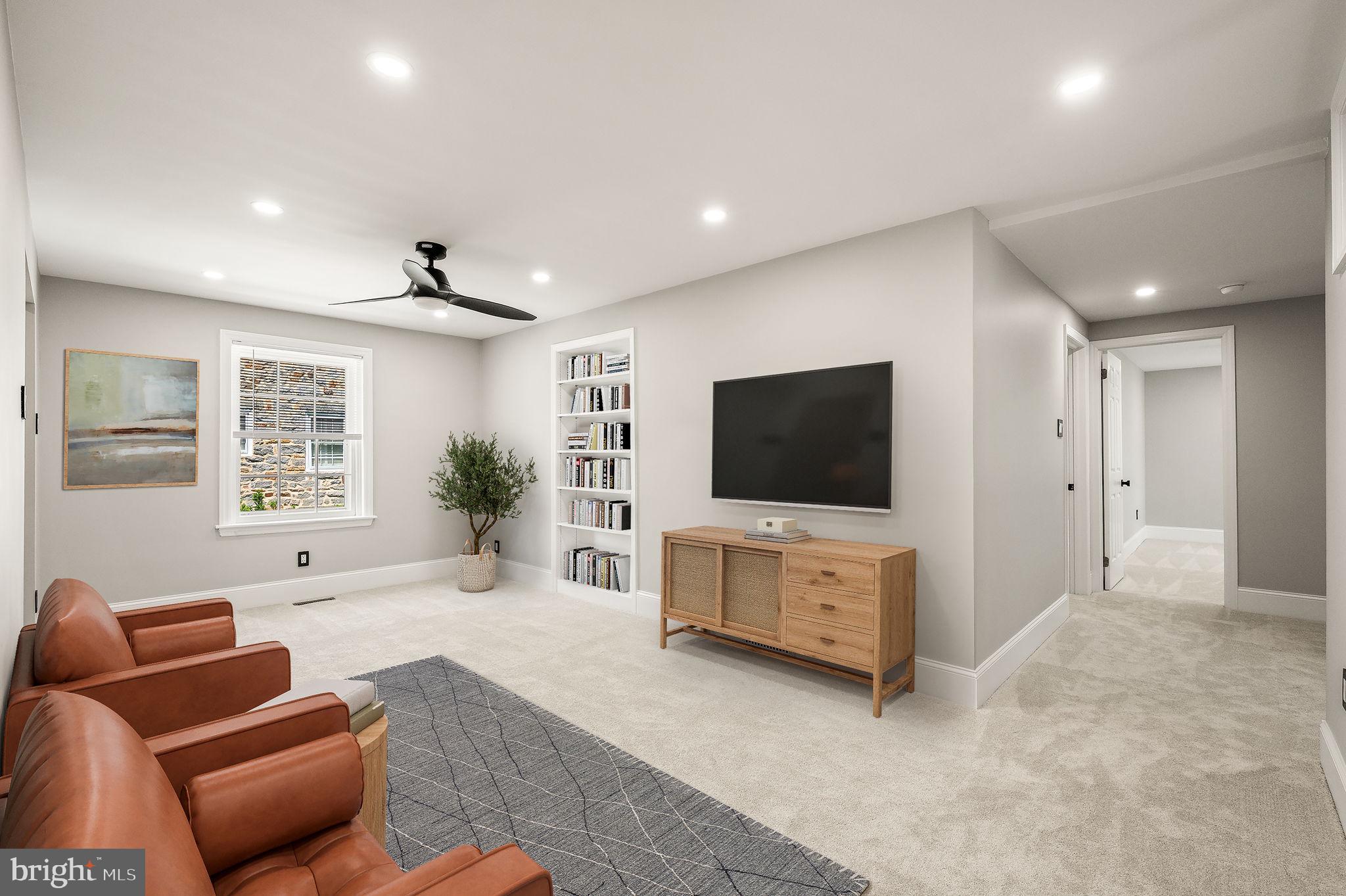 547 West Beechtree Lane Wayne, PA 19087 - Photo 23 of 51 a living room with furniture and a flat screen tv