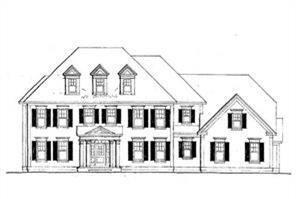 0 Bridgehampton Crossing Farmington, CT 06032 - Photo 1 of 1 a black and white photo of a house
