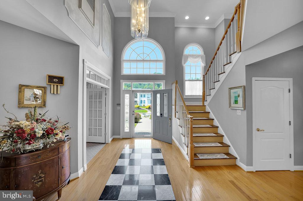 17 Stanwyck Road Mount Laurel, NJ 08054 - Photo 9 of 56 Elegant foyer with grand staircase.