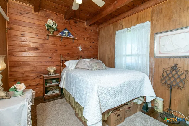 a room with furniture and a rug