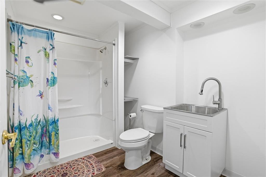 537 Lebanon School Road Belle Vernon, PA 15012 - Photo 34 of 48 a bathroom with a sink toilet and shower