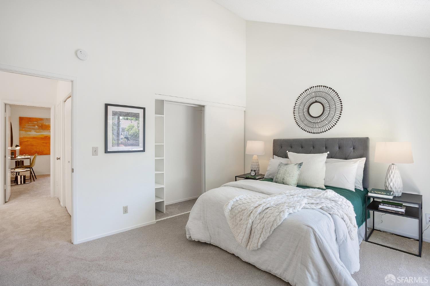 3937 Vine Street Pleasanton, CA 94566 - Photo 20 of 30 a bedroom with a bed and a table