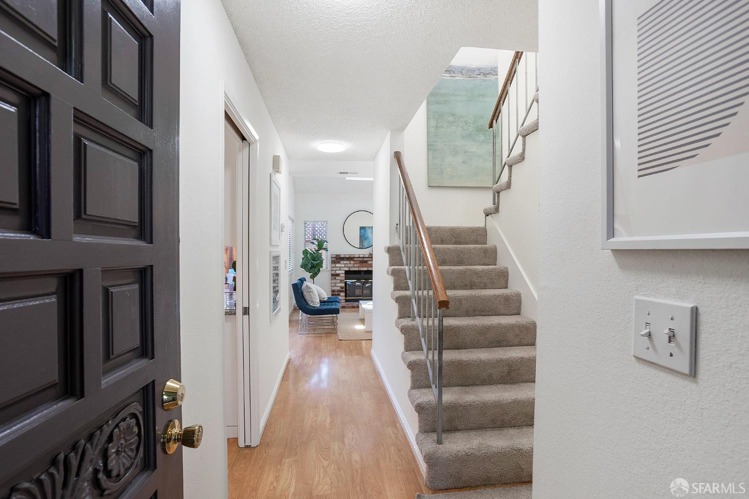 3937 Vine Street Pleasanton, CA 94566 - Photo 2 of 30 a view of entryway and hall with wooden floor