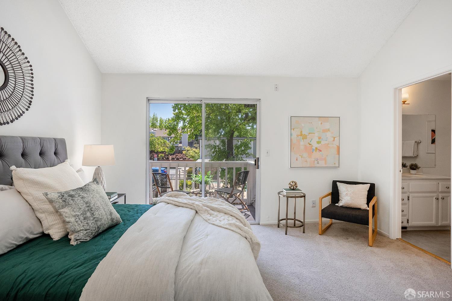 3937 Vine Street Pleasanton, CA 94566 - Photo 21 of 30 a bedroom with a bed and a couch