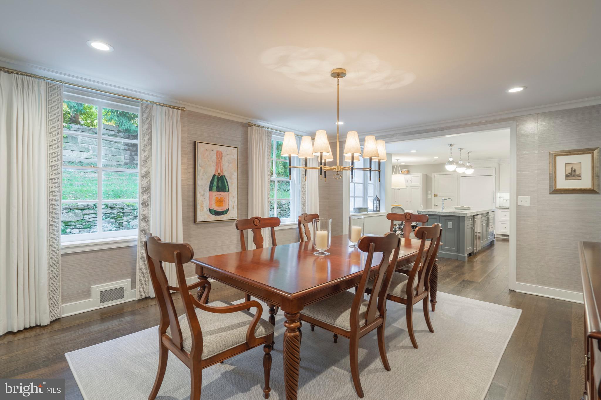 445 Caversham Road Bryn Mawr, PA 19010 - Photo 17 of 39 Dining room as part of open floor plan.