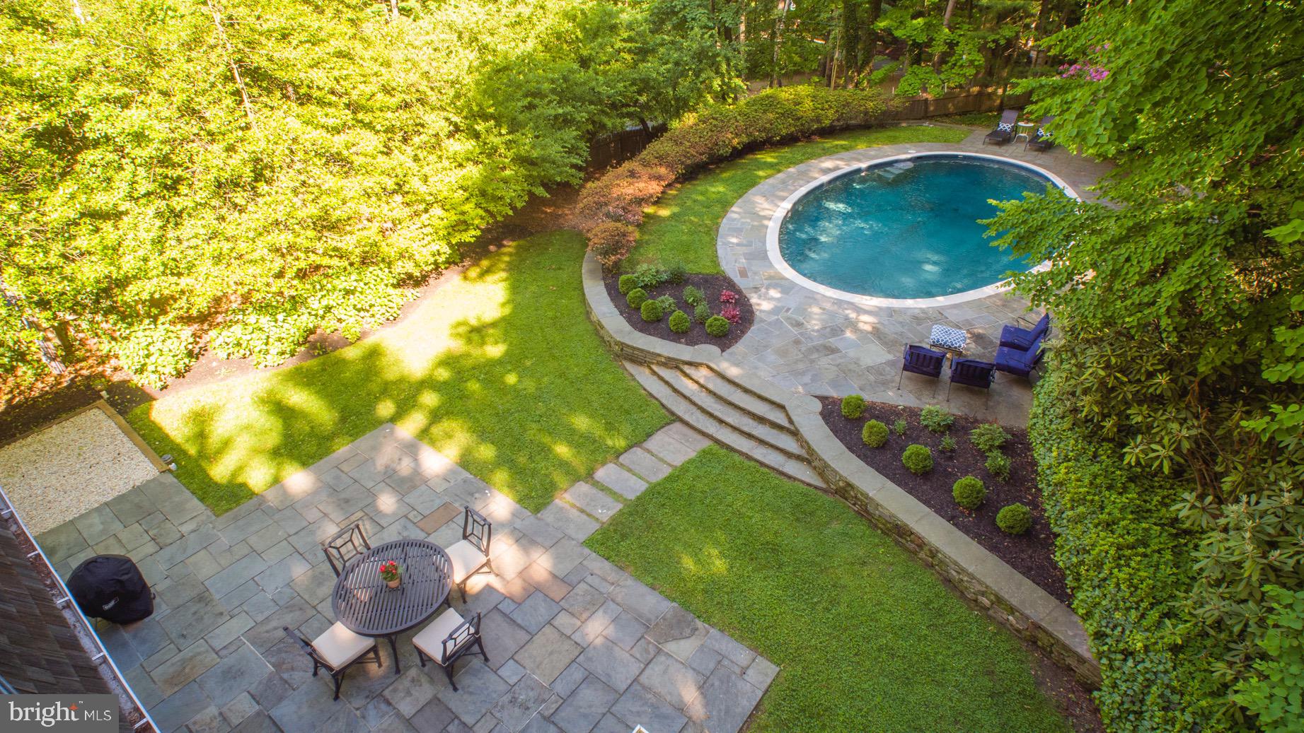 445 Caversham Road Bryn Mawr, PA 19010 - Photo 28 of 39 Backyard with magical setting