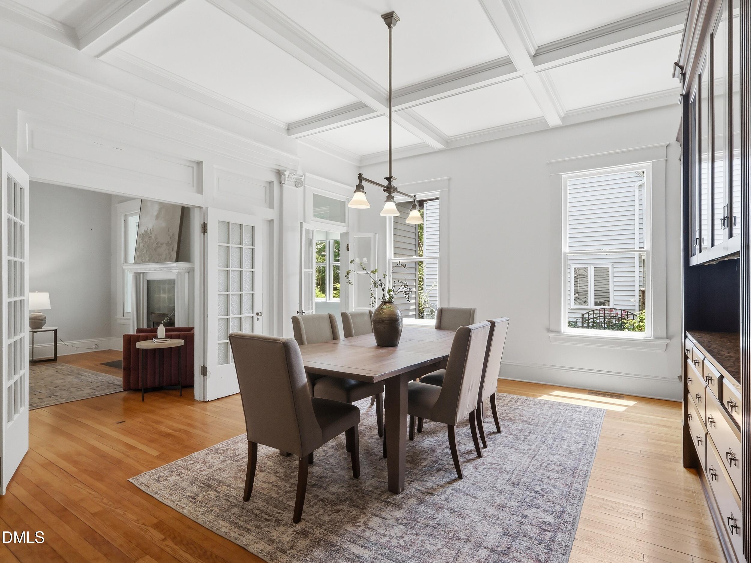127 Forest Road Raleigh, NC 27605 - Photo 18 of 75 a view of a dining room with furniture