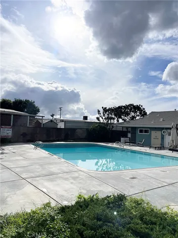 a view of a lake with a big yard